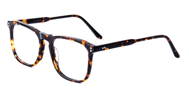 Men Cristal Eyeglasses: Stevie -  Tortoise - SpecSMART Eye Clinic (Diagonal View)